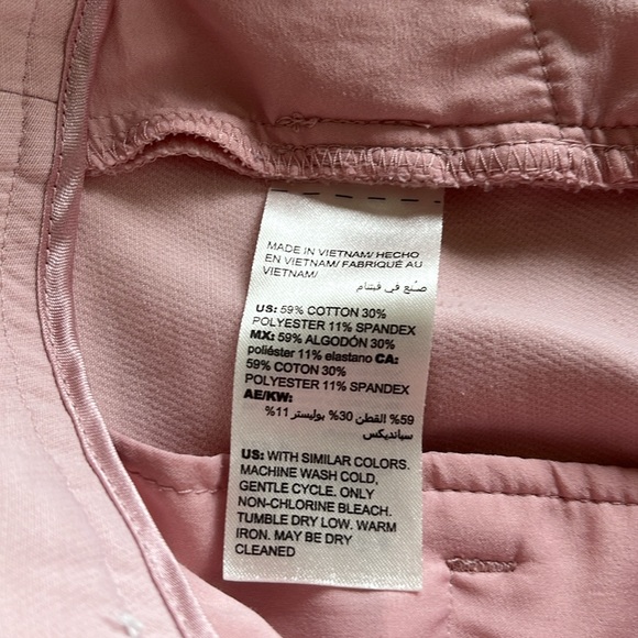 White House  Black Market The Slim Ankle Pink Dress Pants size 12 - Picture 3 of 4